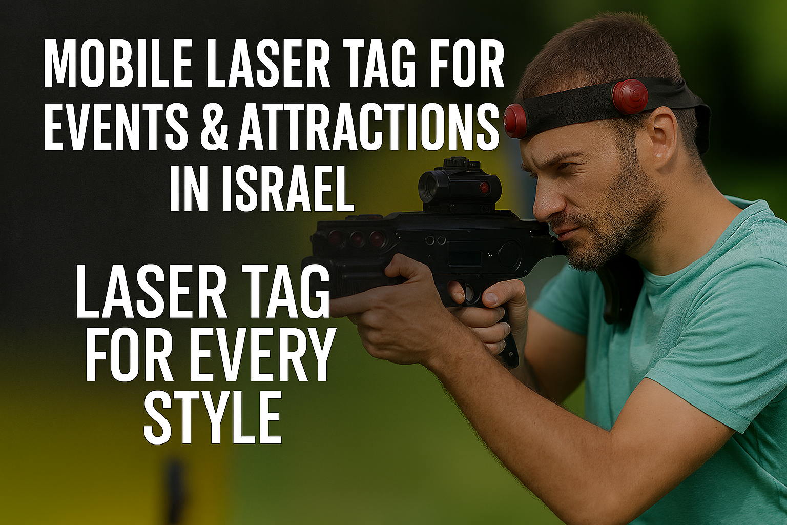 Mobile Laser Tag for Events & Attractions in Israel